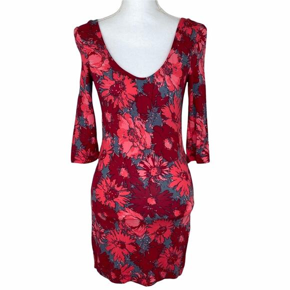 Intimately Free People Bodycon Dress Red Size S - Picture 1 of 6